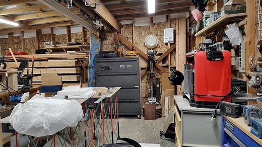 People at work always ask me what I do on the weekends. This is just a glimpse. The shop is a wreck right now because I'm in the middle of several projects but it is my happy place. The noise you hear in the background is the heavy rain on my tin roof which makes me want to take a little nap 😁 | Mark Joyner