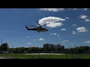 Miami Dade Fire Rescue (MDFR) Air Rescue Helicopter | Baptist Health Homestead Hospital.