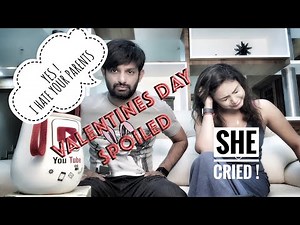 PRANK ON HER - VALENTINES SPOILED - Gone Too Far - She Cried