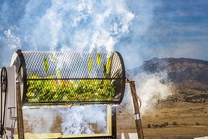 Roasting Green Chile with the Power of the Sun - CleanTechnica
