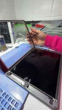 gross sticky iPad 🤢 previous repair technician did so bad