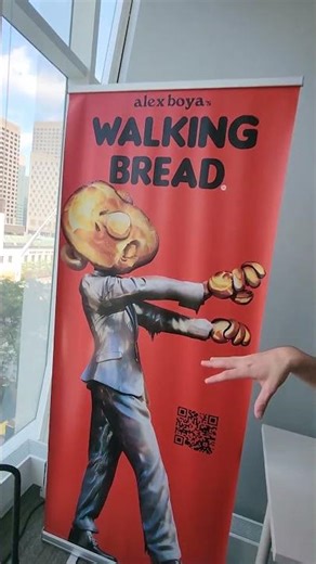 Walking Bread | Promotional Banner Installation