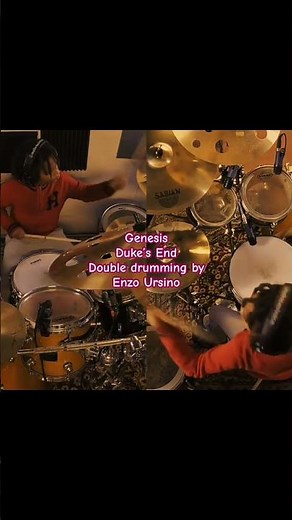 Genesis - Duke’s Travels & Duke’s End - Double drumming by Enzo Ursino #genesis #philcollins
