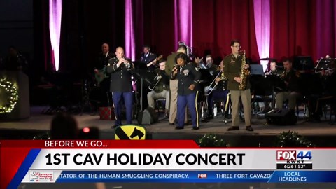1st Cavalry Division Band hosts holiday concert