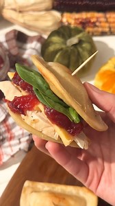 Sharing the ultimate Thanksgiving leftovers hack: Turkey and Cranberry Pierogy Sliders 🦃 https://bit.ly/4mHUob3 | Mrs. T's Pierogies