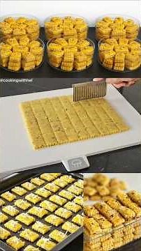 Ide kue kering lebaran 2026, garlic cheese cookies. Resep klik ▶️☝️