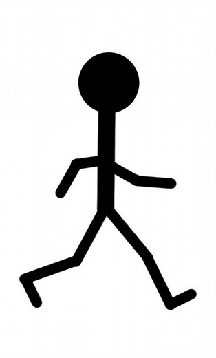 Stickman Animation Walk Cycle