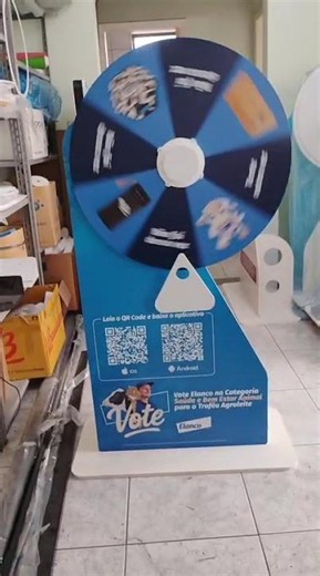 roleta sorteio de premios feira Febratex