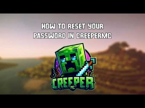 How to RESET YOUR PASSWORD In Public Minecraft Server | Creeper Mc Server !!