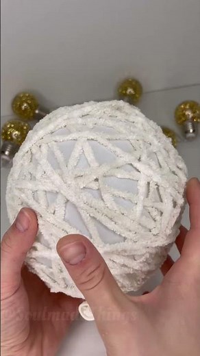 DIY String Lamp ✨ Cozy Handmade Light with Fairy Lights #diy #handmade #craft