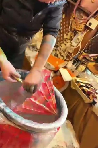Satisfying Marbling Art Umbrella Transformation | Water Art Painting Technique 🎨