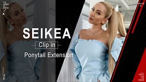 Watch Ponytail Extensions Long Straight 3 on Amazon Live