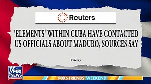 'Elements' within Cuba reportedly contact US over Maduro