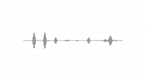 Download Audio spectrum line animation with 2d concept and white background for free