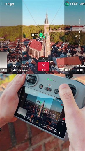 DJI Lito X1 uses Smart Modes while you circle the building 🎯🏙️. That clean, pro-style orbit lands way easier than it looks. Where would you fly it first? 👇 🎥: Andras Ra #DJI #LitoX1 #smartmode #OrbitShot #fyp