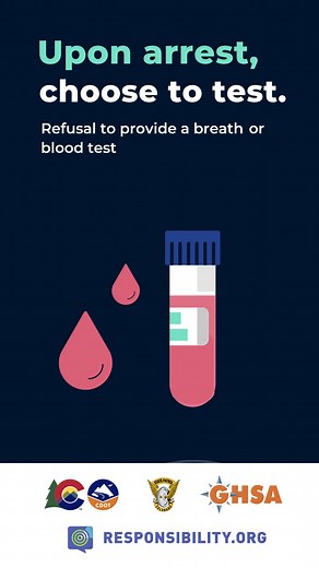 4.4K views · 48 reactions | Impaired driving is a mistake. Don’t make a second one upon arrest. Colorado’s Expressed Consent Law requires all drivers to provide a breath or blood test upon arrest for DUI or DWAI. If you refuse, you can face increased penalties. | Colorado State Patrol | Facebook