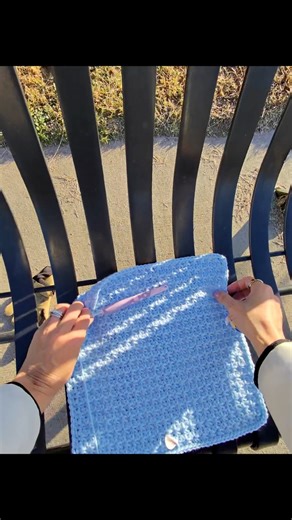 Finishing the Sterling Trinity Square. 😎 #crochet | Heart Hook Home