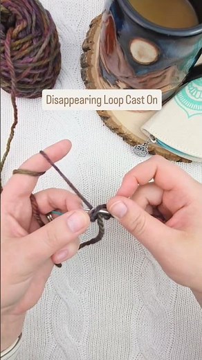 *Disappearing Loop Cast On* I love using this method for my pumpkins, or top-down beanies.