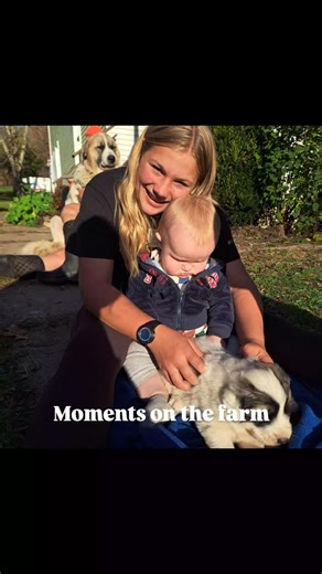 15 reactions | Small moments on the farm, come along with us ♥️ What are some things you'd like to see from the farm? Comment down below! #footprintsfarm #WesternPA #smallfarm #livinglife #smallmoments #lovinglife❤️ #comewithus #fypシ❤️❤️ #trendingreels #farmlife❤️ #animalsofinstagram #puppies | Footprints Farm - Fayette County | Facebook