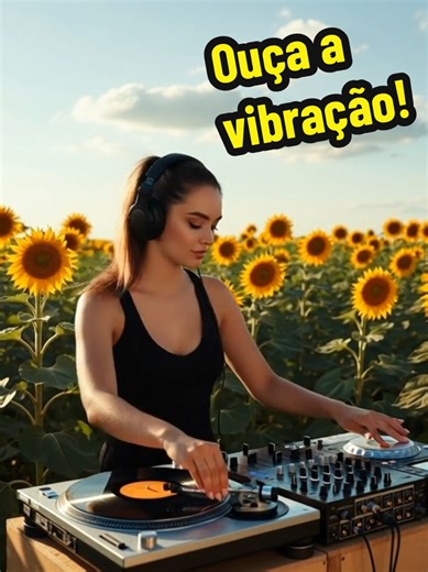 Linda DJ tocando com girassóis ao fundo . #mulherlinda #bonitastiktok #lindona @Beat Girl @𝑳𝒐𝒓𝒆𝒏𝒂 𝑺𝒊𝒍𝒗𝒂