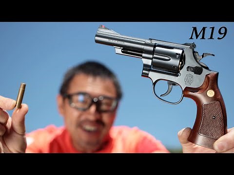 S&W M19 4インチ リアルカート エアコキ クラウン 2021年新製品 エアガンレビュー