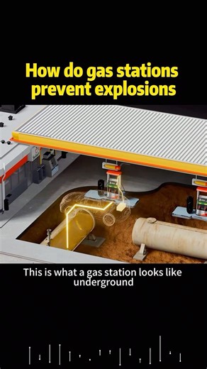 How do gas stations prevent explosions #knowledge #science