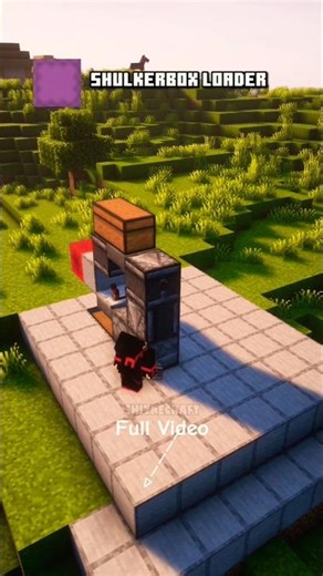 SHULKER BOX LOADER | Minecraft Survival Redstone Build | #minecraft #minecraftguide #minecraftbuilds