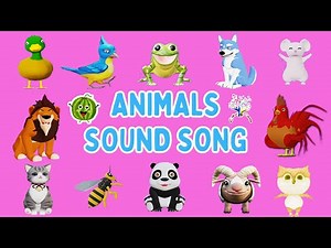 Animal Sounds Song || How all of the animal sounds go? AHA1 || EduFam Nursery Rhymes Kids Song