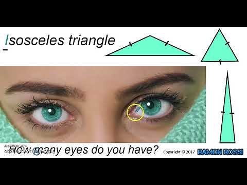 Remembering the names of different types of triangles feat. Mr Rossi