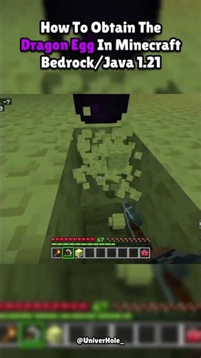 How To Obtain The Dragon Egg In Minecraft…! 😁