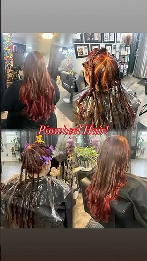 Pinwheel Hair color Vancouver Washington hair salon