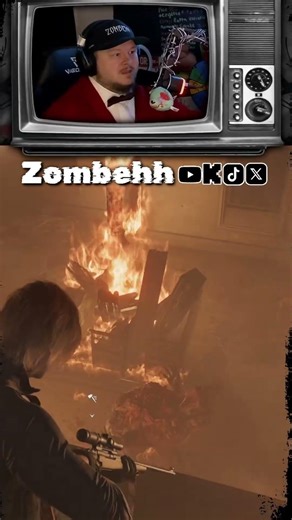 DID THAT ZOMBIE BOSS JUST DO 6-7? 😂 #re9 #re9requiem #shorts