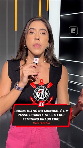 OUTRO PATAMAR! 🔥 O Corinthians está representando o Brasil no Mundial de Clubes Feminino, e Mari Pereira explicou o que isso significa para o futebol feminino brasileiro. 🇧🇷✨ #FutebolNaESPN #Corinthians #Mundialdeclubesfeminino | SportsCenterBR