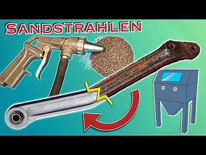 Easy Sandblasting | DIY Sandblasting at home | Derusting with Sandblasting