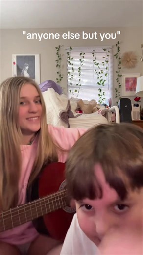 "anyone else but you" cover by me and my little brother 🫶🏻 #song #si... | singing videos