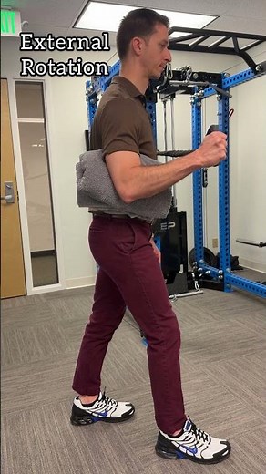 Rotator Cuff Rehab: External Rotation/ Internal Rotation