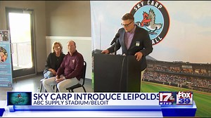 Kansas football coach Lance Leipold and his wife Kelly are minority owners of the Beloit Sky Carp