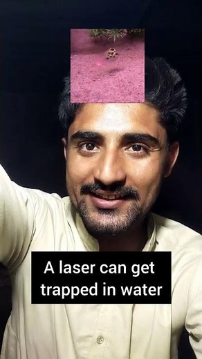 A Laser Can Get Trapped In Water