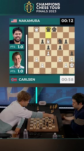 Hikaru Nakamura vs. Magnus Carlsen Endgame Drama