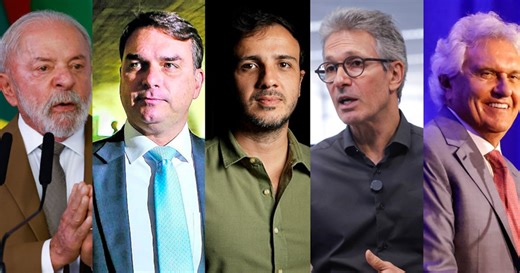 Opinião | O que os discursos dizem sobre as estratégias de Lula, Flávio Bolsonaro, Zema, Caiado e Renan Santos