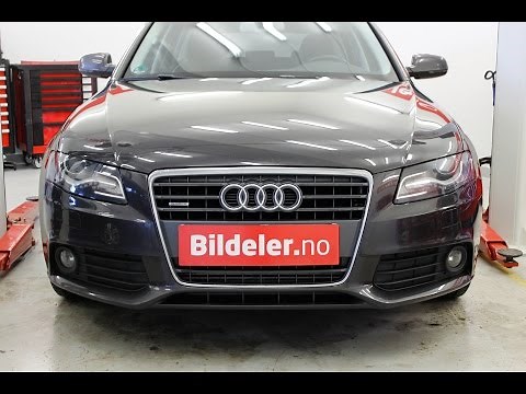 Audi A4: Hvordan bytte dieselfilter - 2008 til 2015 mod. (B8)