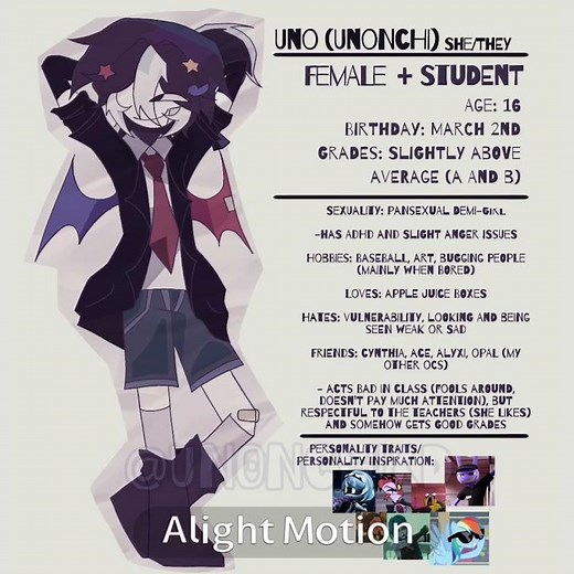 FPE OC INTRODUCTION (main OC, but FPE X3) #fpe #fundementalpapereducation #alightmotion #oc #fyp