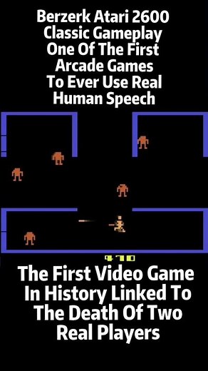 💀 Berzerk Atari 2600 - The First Video Game In History Linked To The Death Of Two Real Players