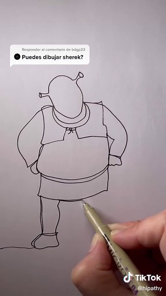Cómo dibujar a Shrek fácil y divertido