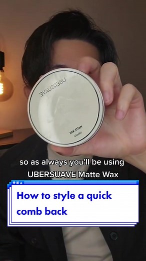 Quick Comb Back Hairstyle: Under 1 Minute Styling Guide