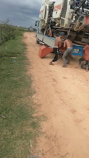 Loading Agricultural Equipment onto a Truck