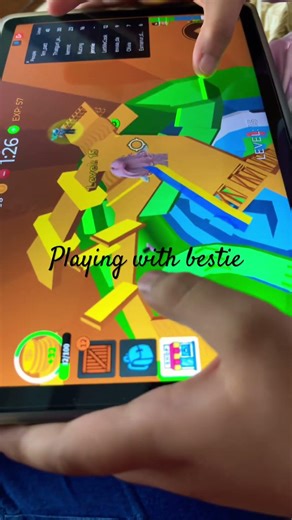 Playing roblox tower misery with my bestie!