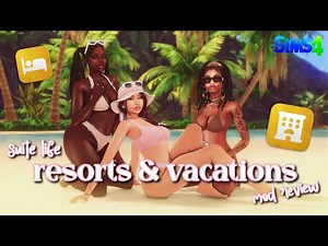 Functional Hotels & Resorts In The Sims 4! 🌴☀️ • Suite Life Mod Review