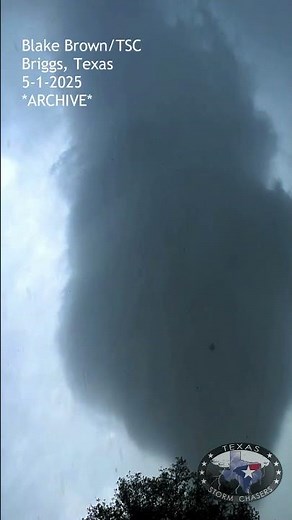 Tall Tornado UP CLOSE in Texas! May 1, 2025