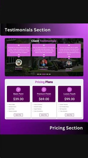 🎨 Painting Company Website Template | Prestige 🔥 Features